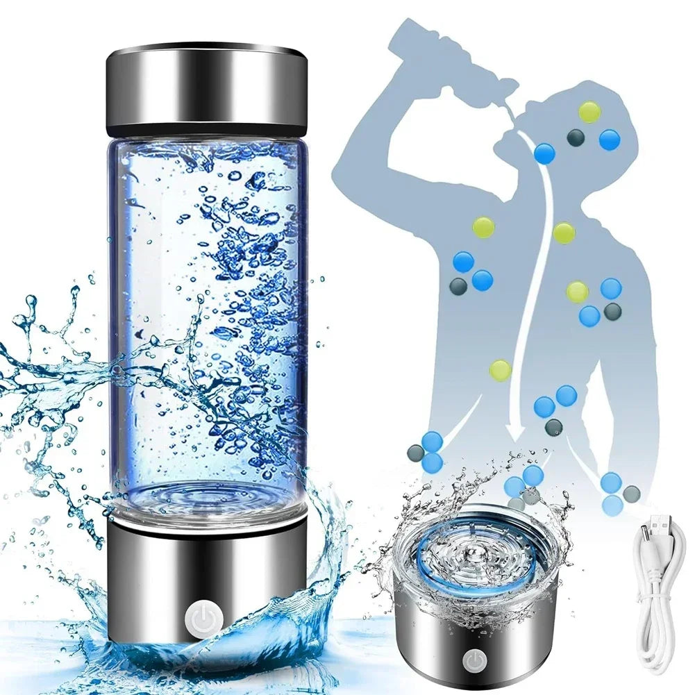 Premium Hydrogen Water Wellness Bottle